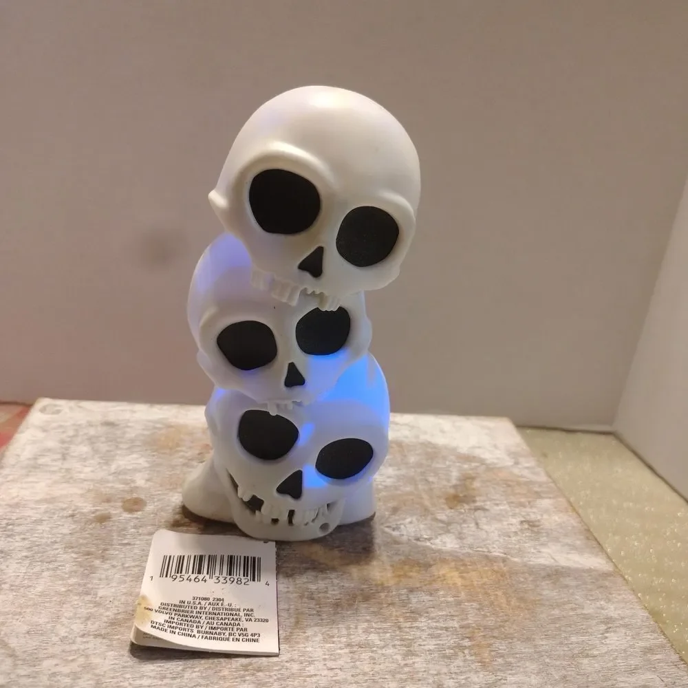 3 Halloween Ghost and Skull Light Decor Voices
